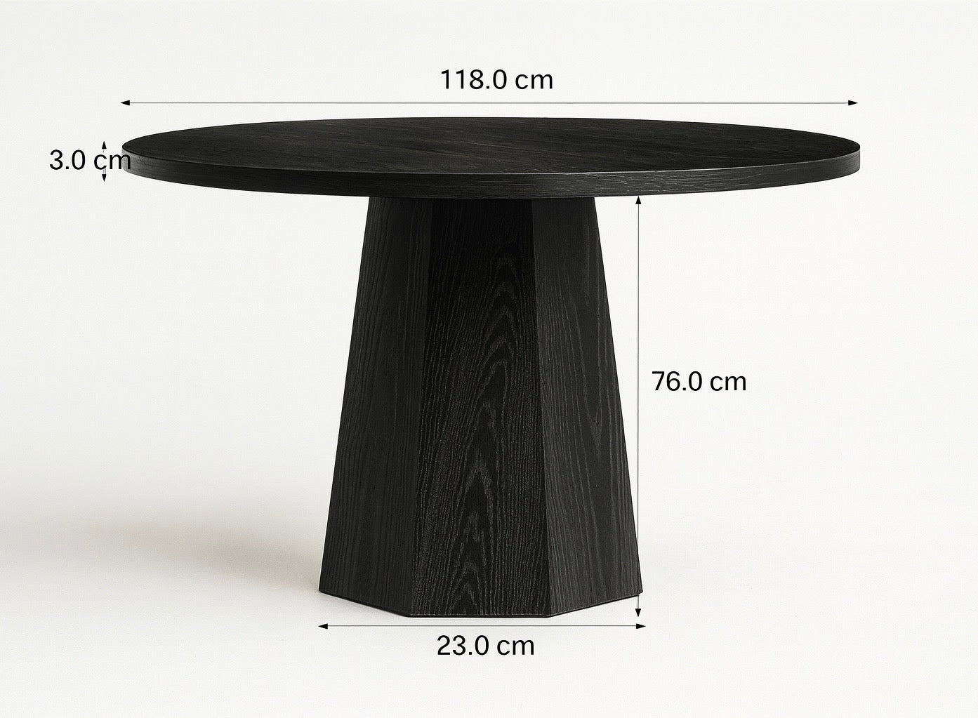 Modern Round Dining Table - Hakone