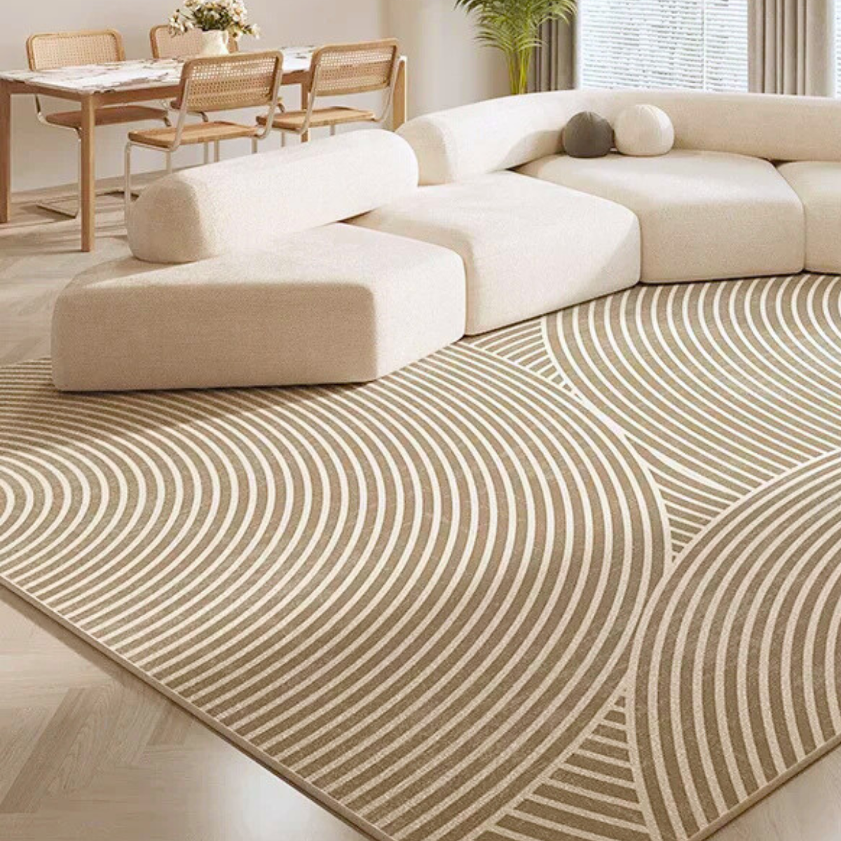 Mei Minimalist Premium Striped Rug