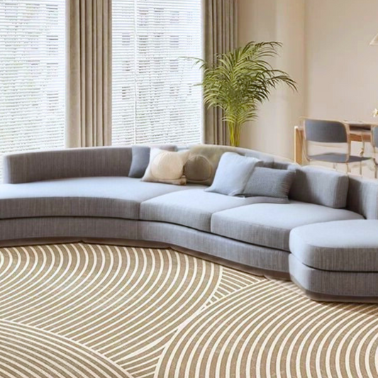 Tapis premium minimaliste à rayure – Mei