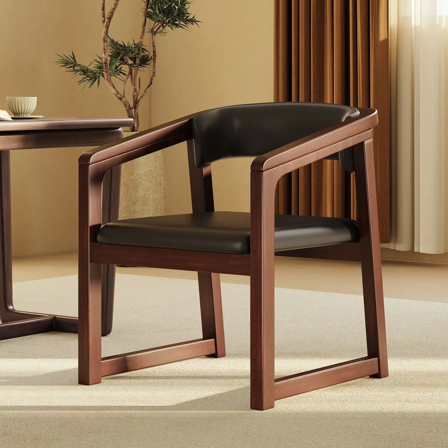 Solid wood dining chair – Toshi