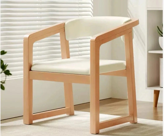 Chaise de salle à manger en bois massif – Toshi