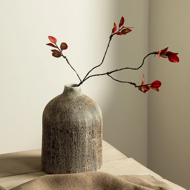Rounded ceramic vase in Asian style – Hana
