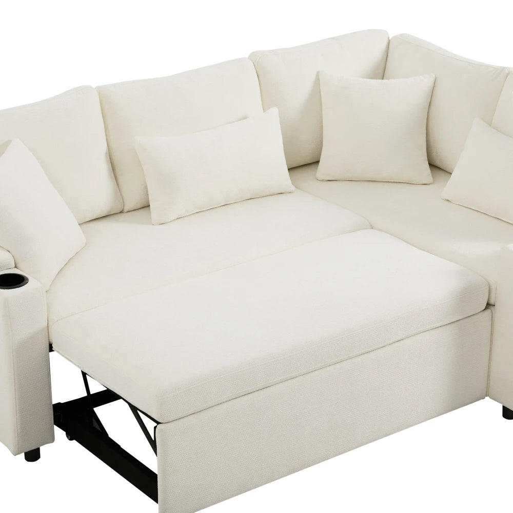 Canapé d’angle multifonction avec rangement – Kairu