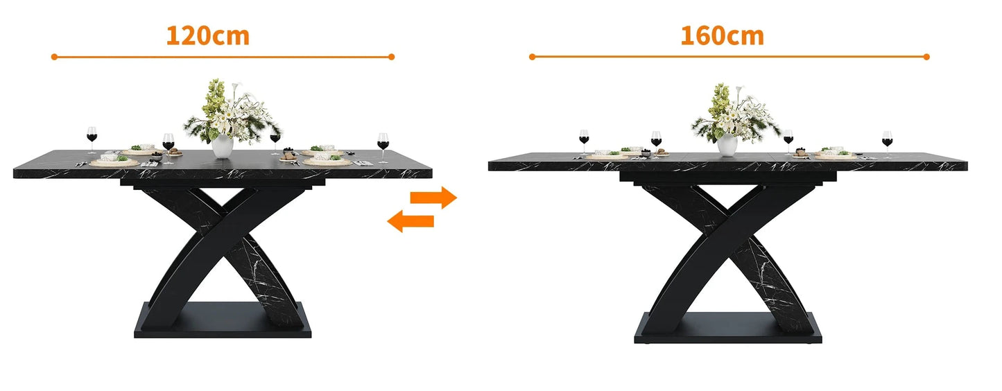 Table à manger extensible pour 6 à 8 personnes - Aito