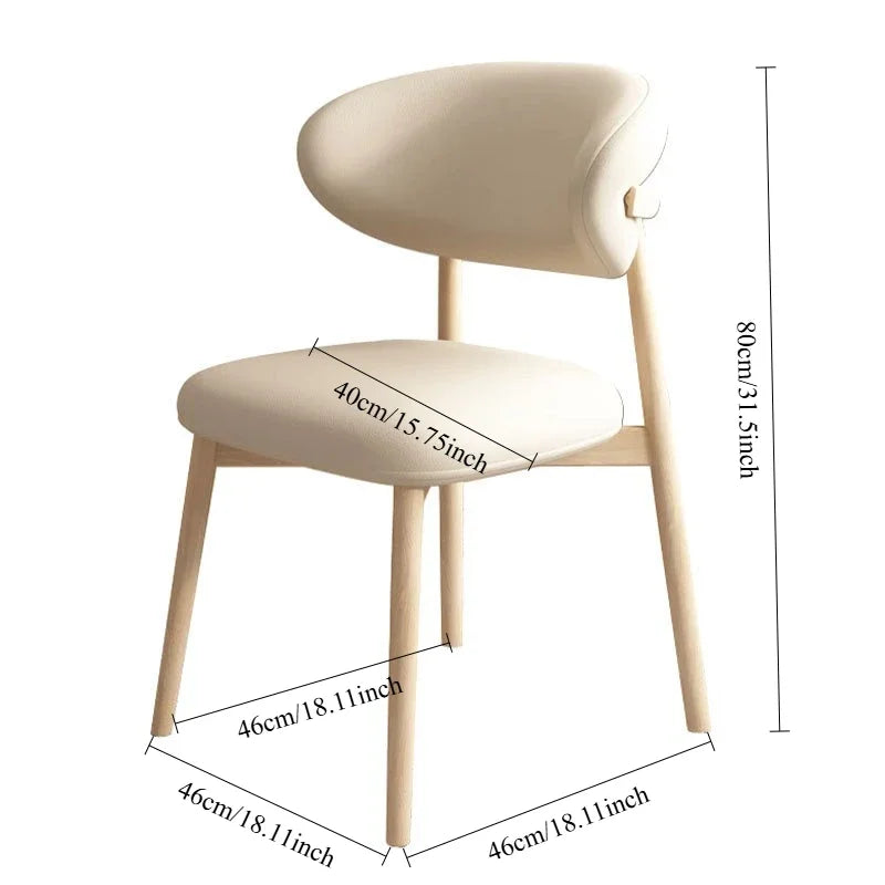 Modern design dining room lounge chair – Akira