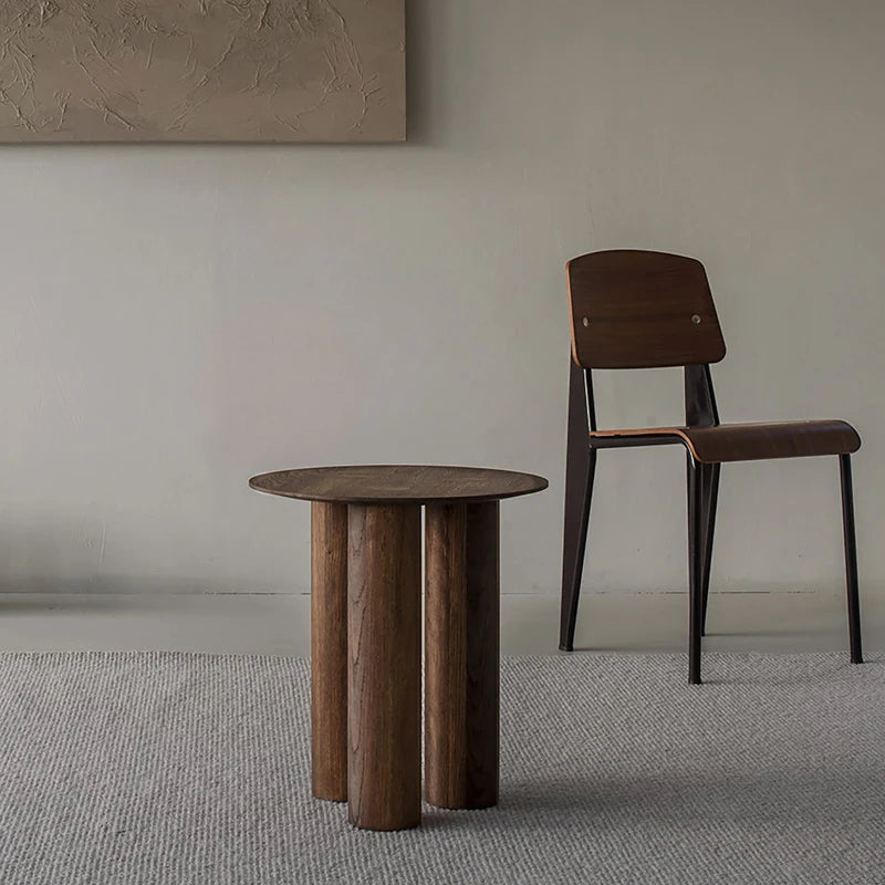 Wabi-sabi wooden side table – Nami