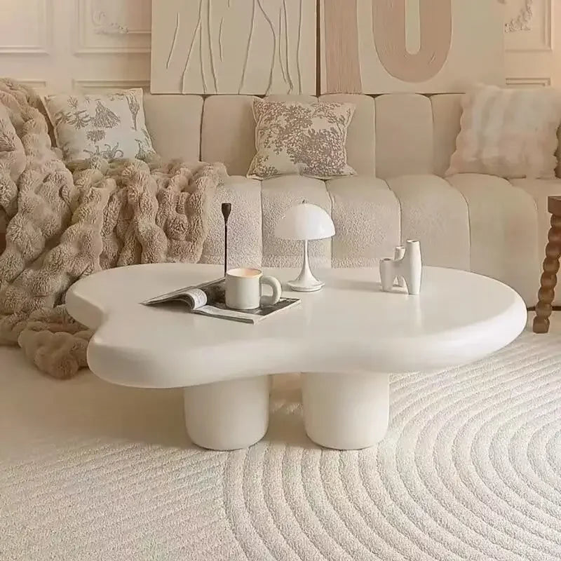 Table basse nuage Japandi design