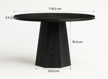 Modern Round Dining Table - Hakone