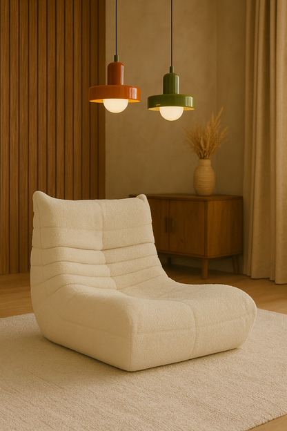 Fauteuil lounge en velours côtelé – Risa