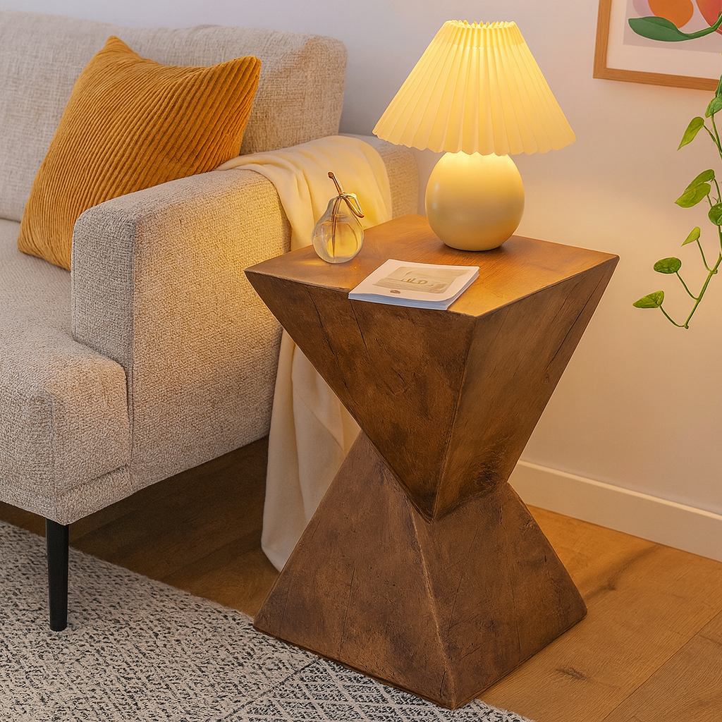 Table d’appoint moderne effet béton – Kanso