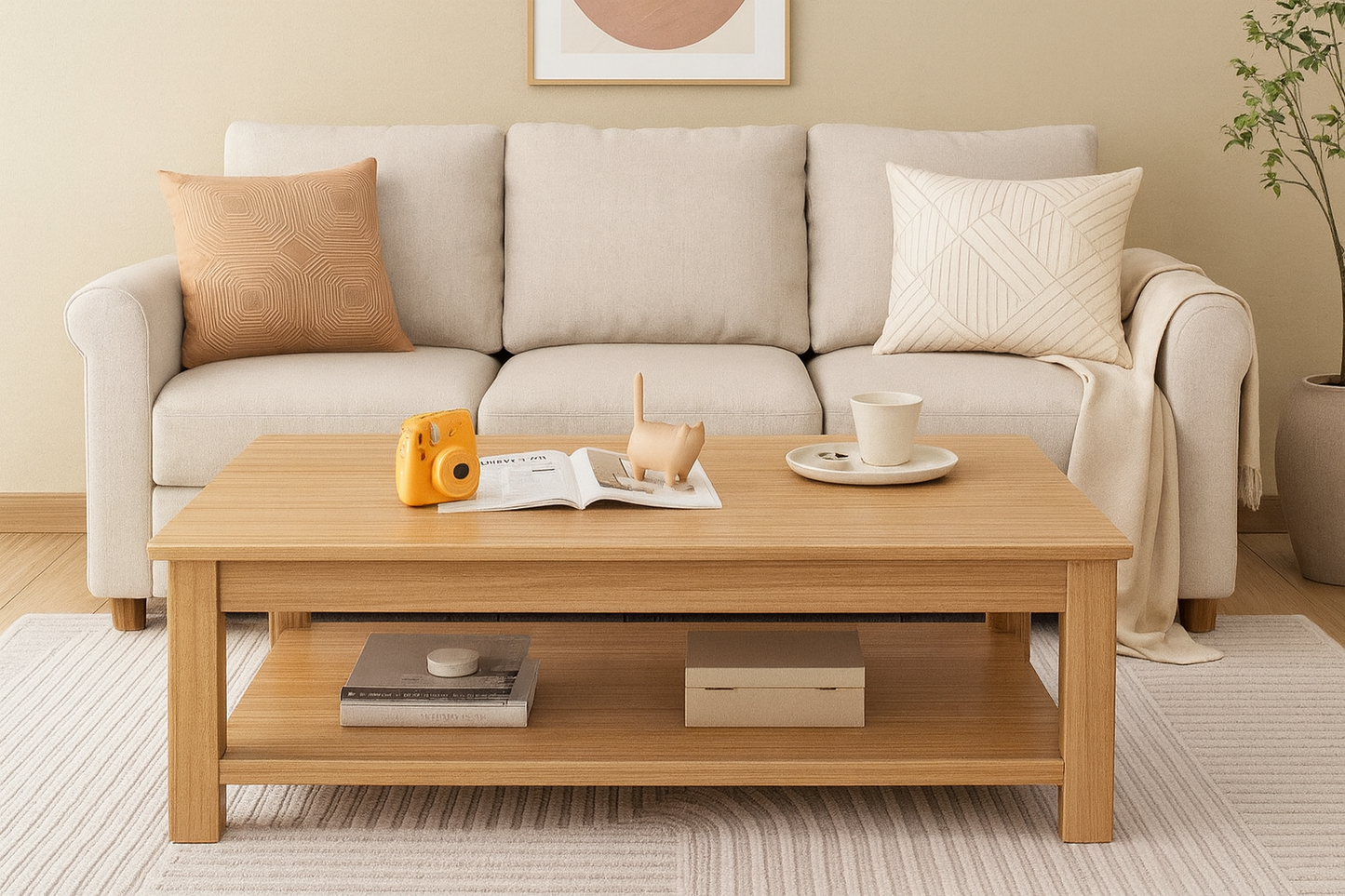 Table basse en bois massif - Hamuto