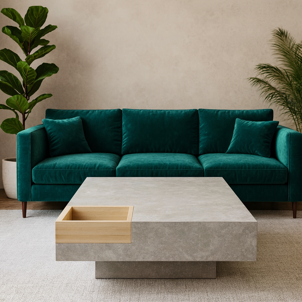 Table basse avec rangement amovible - Natsuo