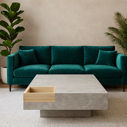 Table basse avec rangement amovible - Natsuo