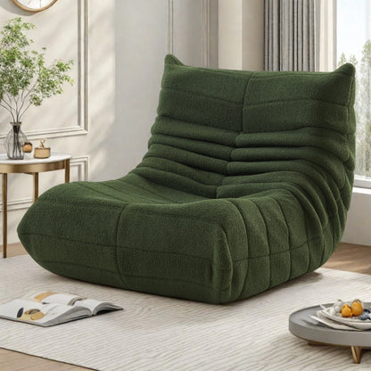 Fauteuil lounge en velours côtelé – Risa