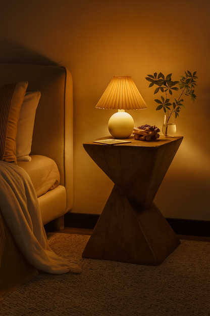 Table d’appoint moderne effet béton – Kanso