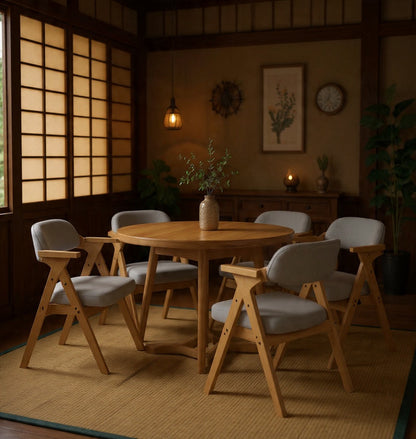 Chaises pliantes scandinaves en bois – Mina