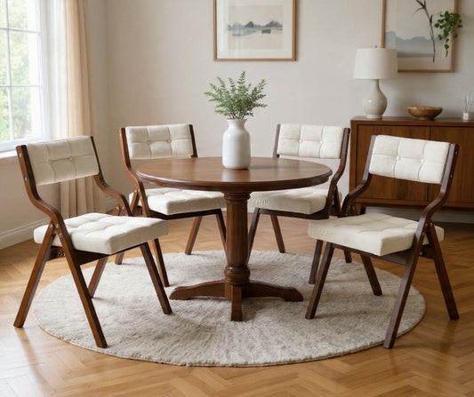 Chaises pliantes avec coussin rembourré (lot de 2) – Naomi