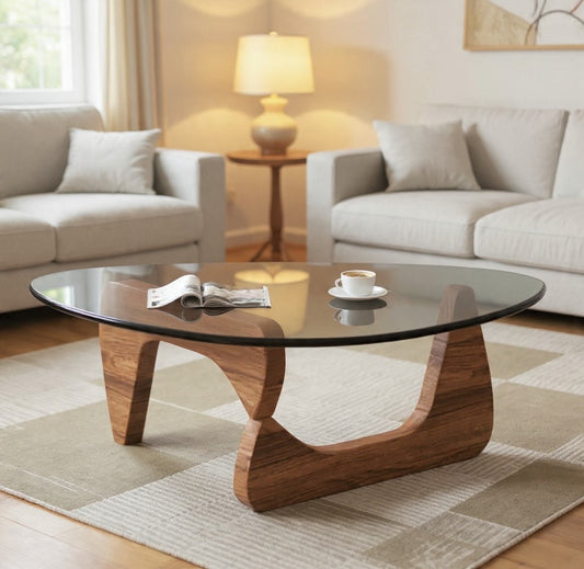 Table basse minimaliste en forme de goutte – Mizuki