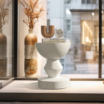 Table d’appoint terrazzo effet béton - Akito