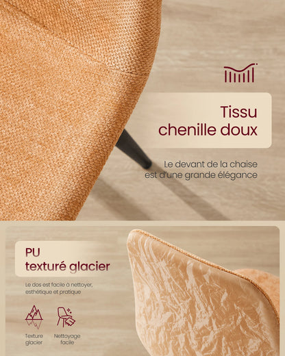 Lot de 4 chaises design contemporaines – Enao