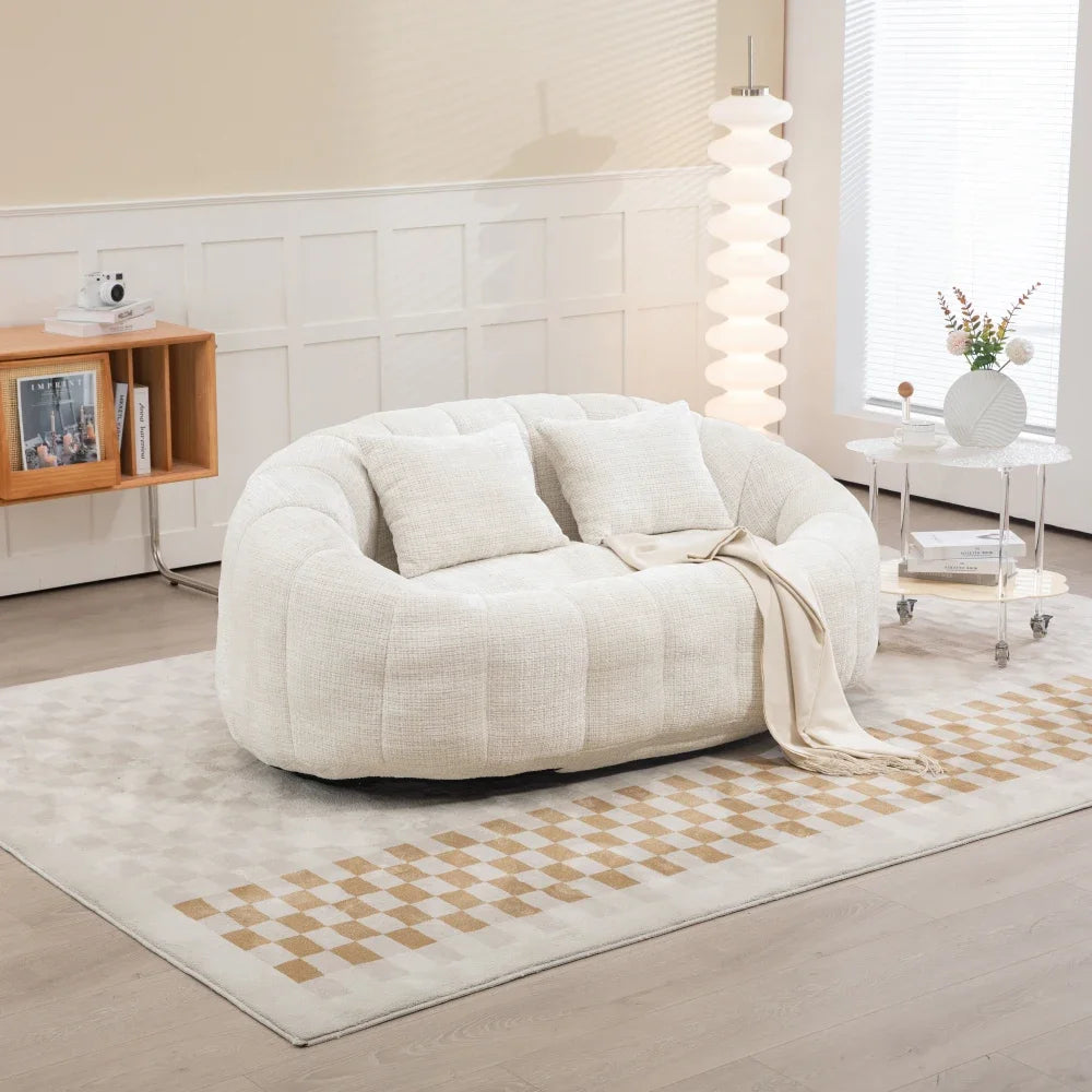 Fauteuil lounge cosy style Japandi – Kumi