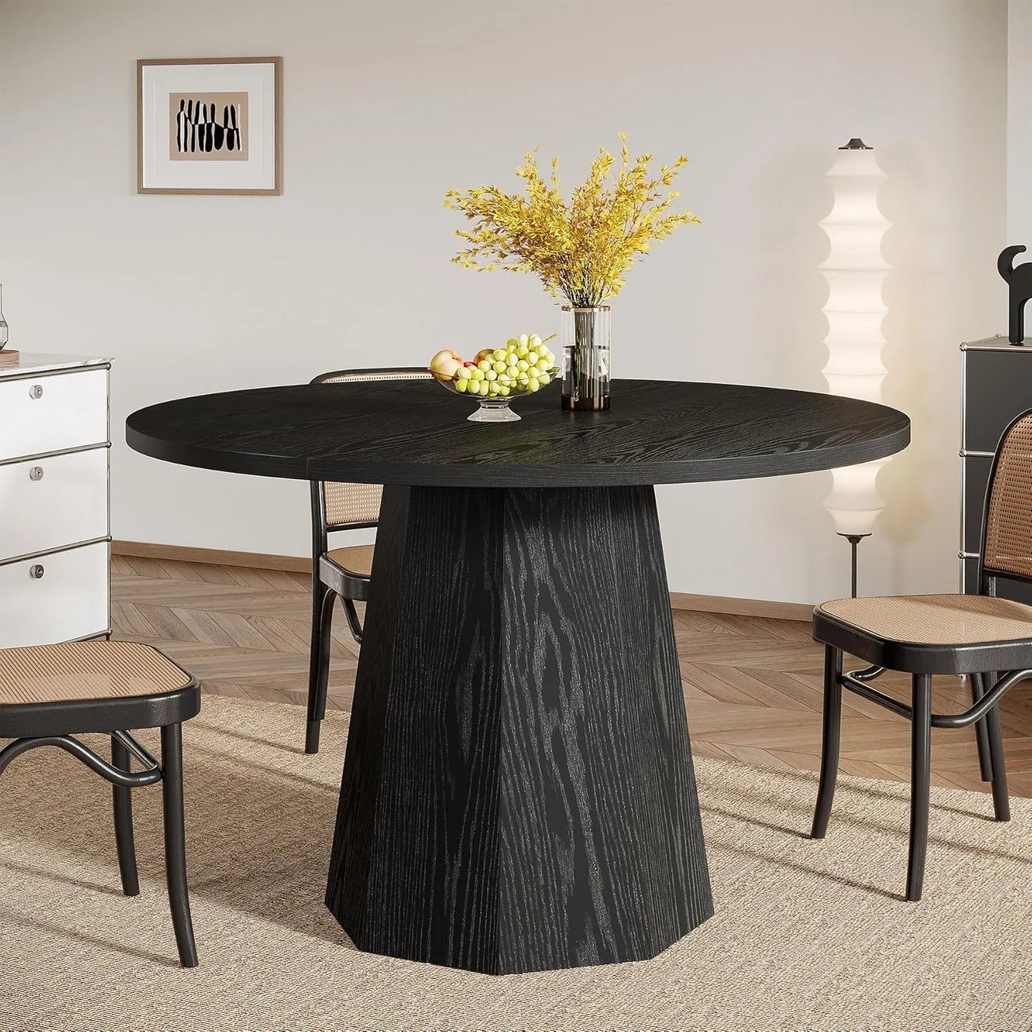 Modern Round Dining Table - Hakone
