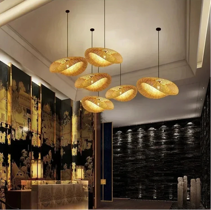 Suspension en bambou tressé – Sorae