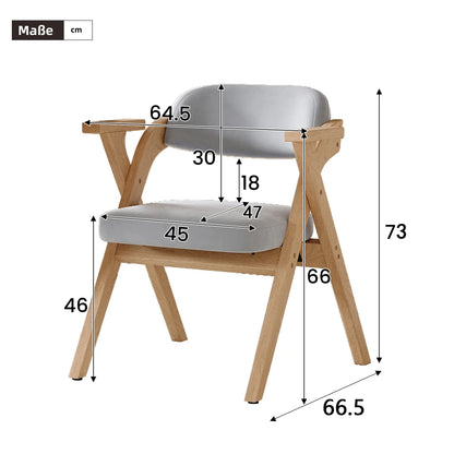 Chaises pliantes scandinaves en bois – Mina