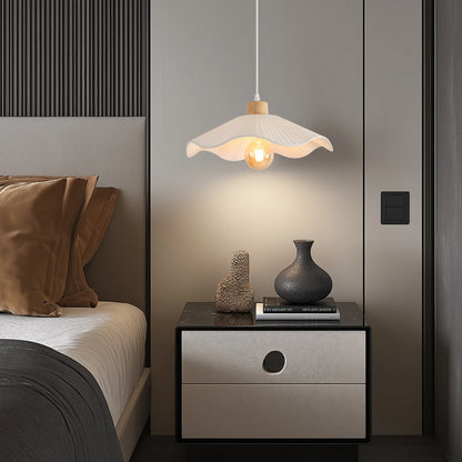 Suspension fleur beige Japandi - Ori