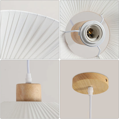 Suspension fleur beige Japandi - Ori