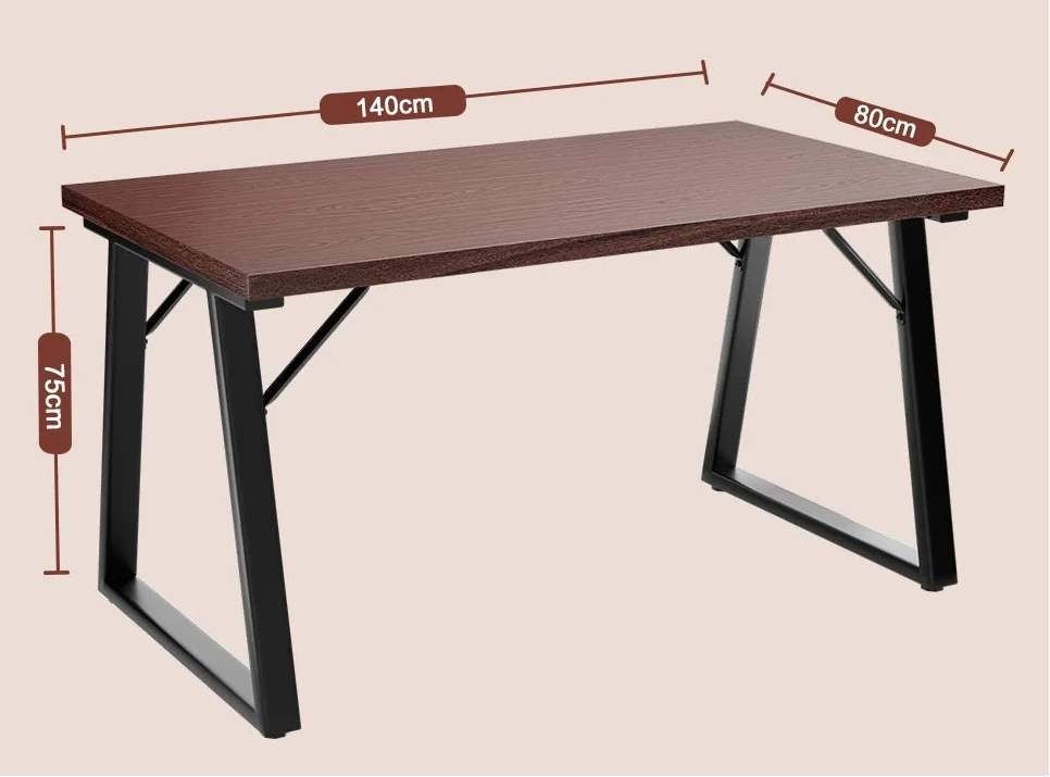 Table à manger contemporaine bois et métal – Rin