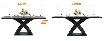 Table à manger extensible pour 6 à 8 personnes - Aito