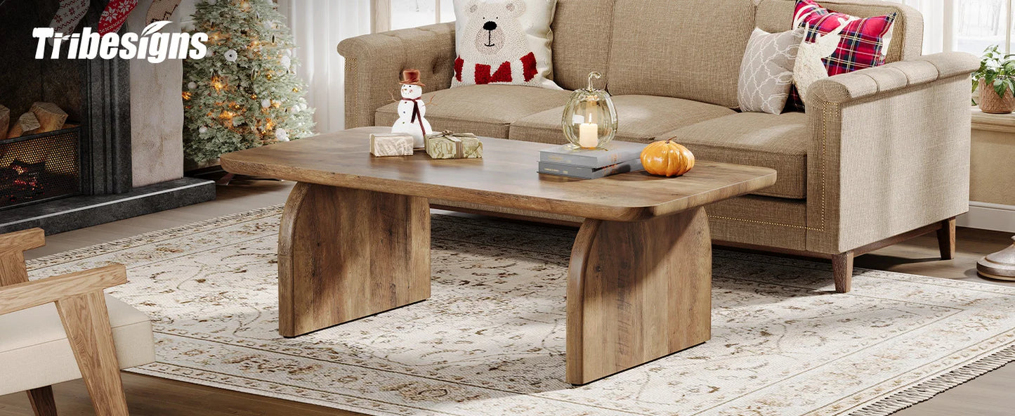 Table basse rectangulaire en bois – Etsu