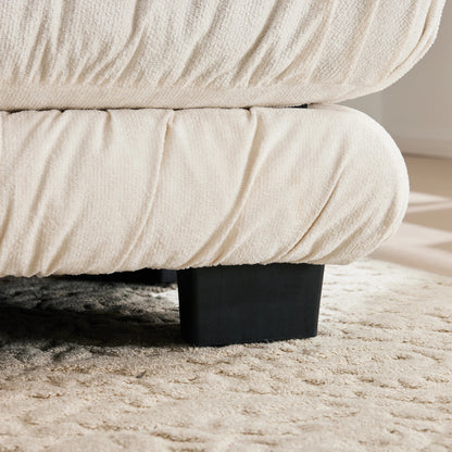 Grand canapé modulable en velours – Eina