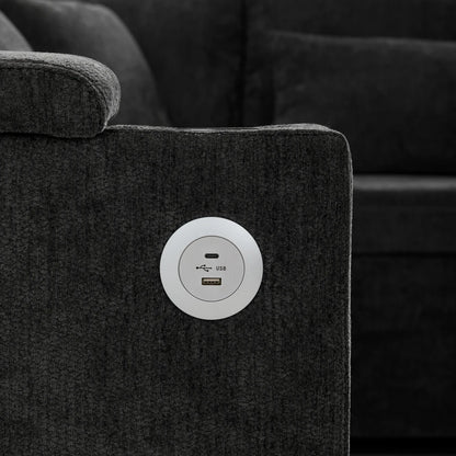 Canapé d’angle multifonction avec rangement – Kairu