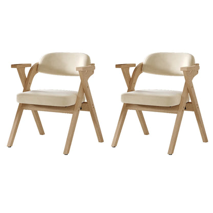 Chaises pliantes scandinaves en bois – Mina