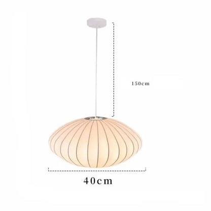 Suspension en soie japonaise plissée – Koharu