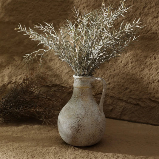Rustic Hand-Painted Pottery Vase – Suki