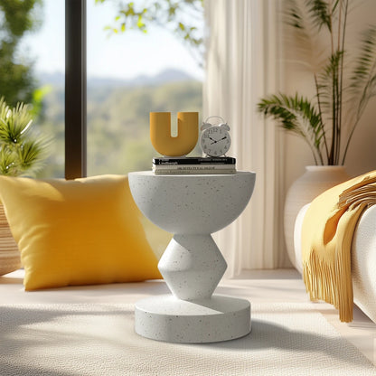 Table d’appoint terrazzo effet béton - Akito