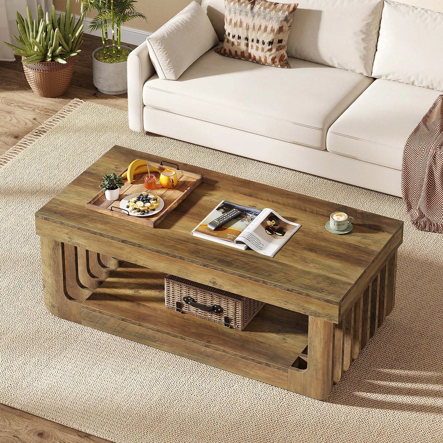 Table basse style japonais - Tawo