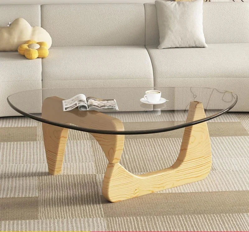 Table basse minimaliste en forme de goutte – Mizuki