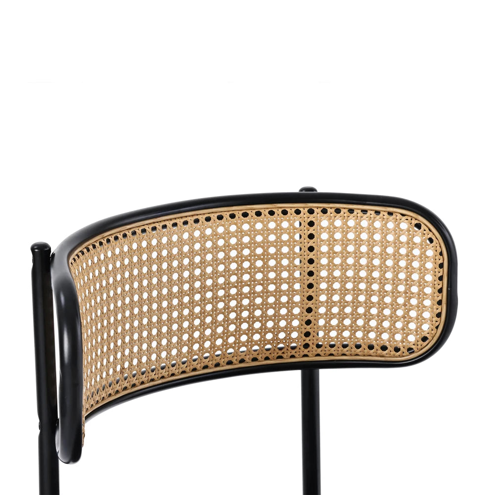 Lot de 2 chaises en velours et métal – Reiko