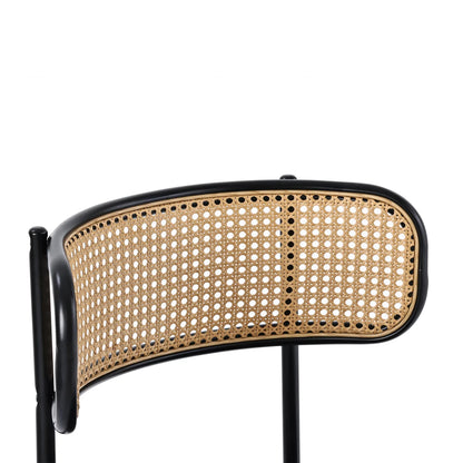 Lot de 2 chaises en velours et métal – Reiko