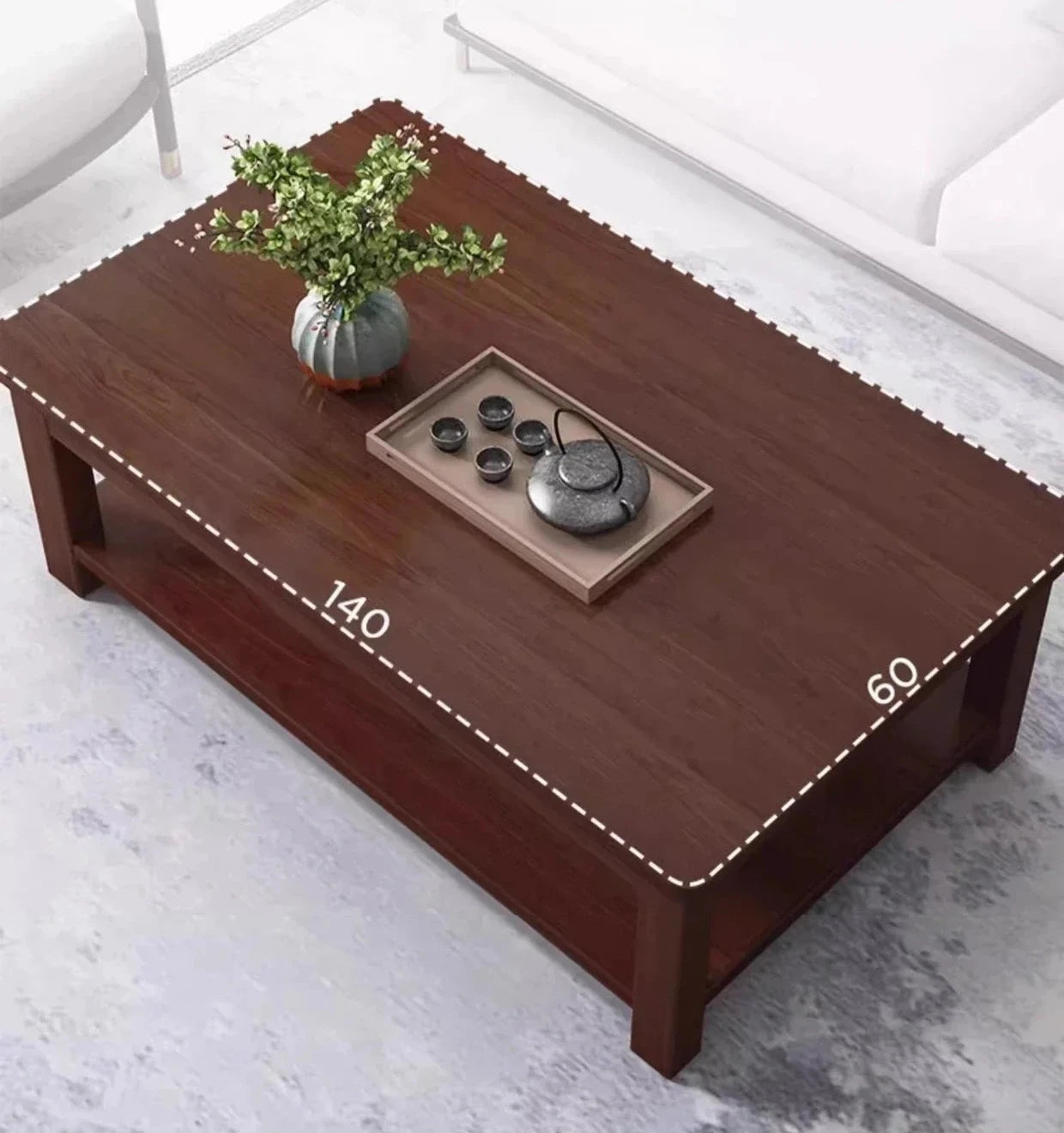 Table basse en bois massif - Hamuto