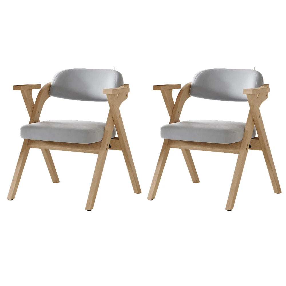 Chaises pliantes scandinaves en bois – Mina